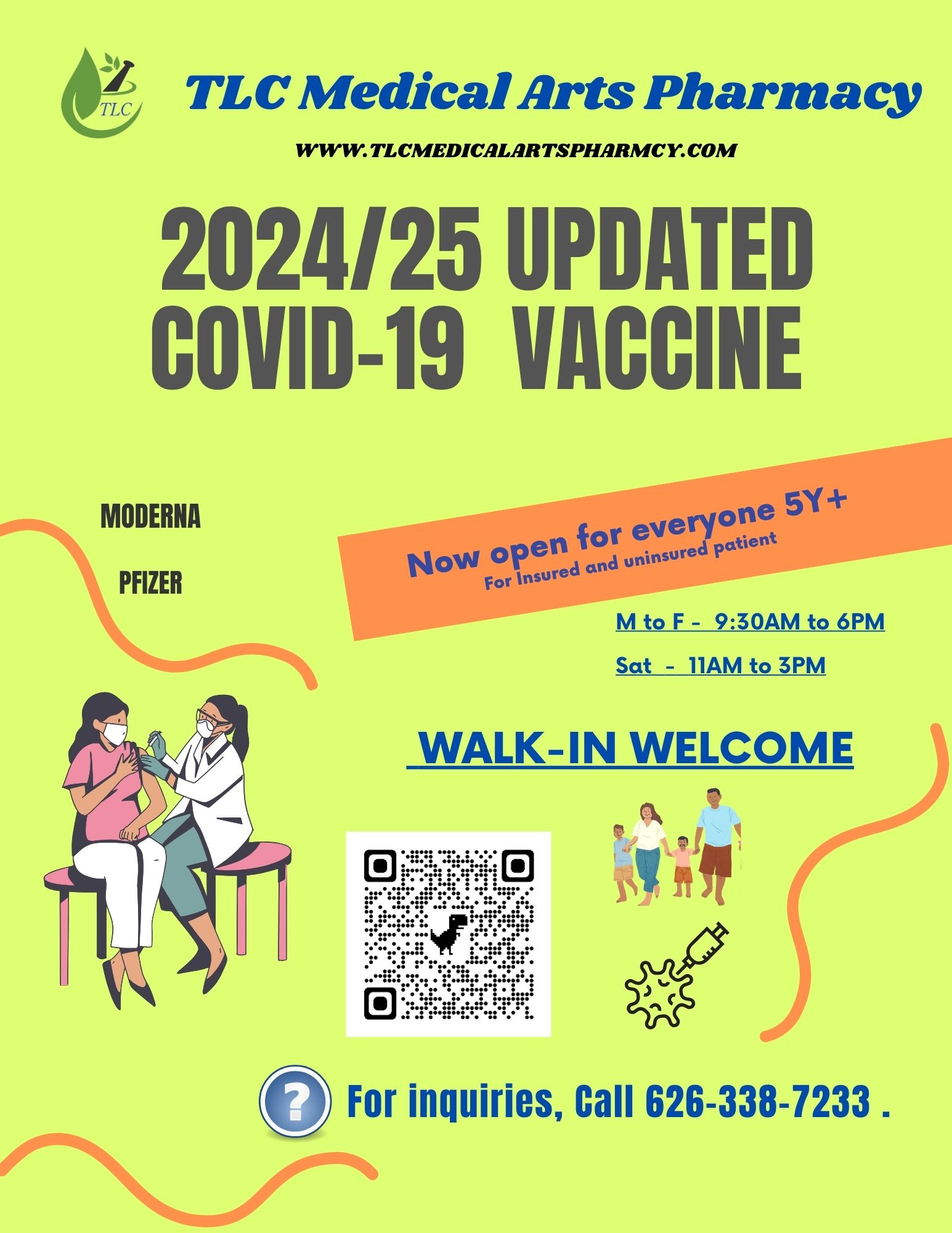 a graphic design about a vaccine is available
